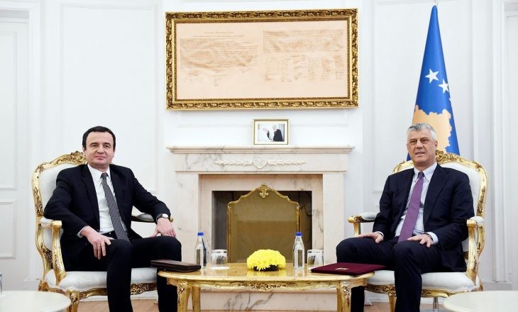 Kryeministri Kurti ka ftuar në takim presidentin Hashim Thaçi
