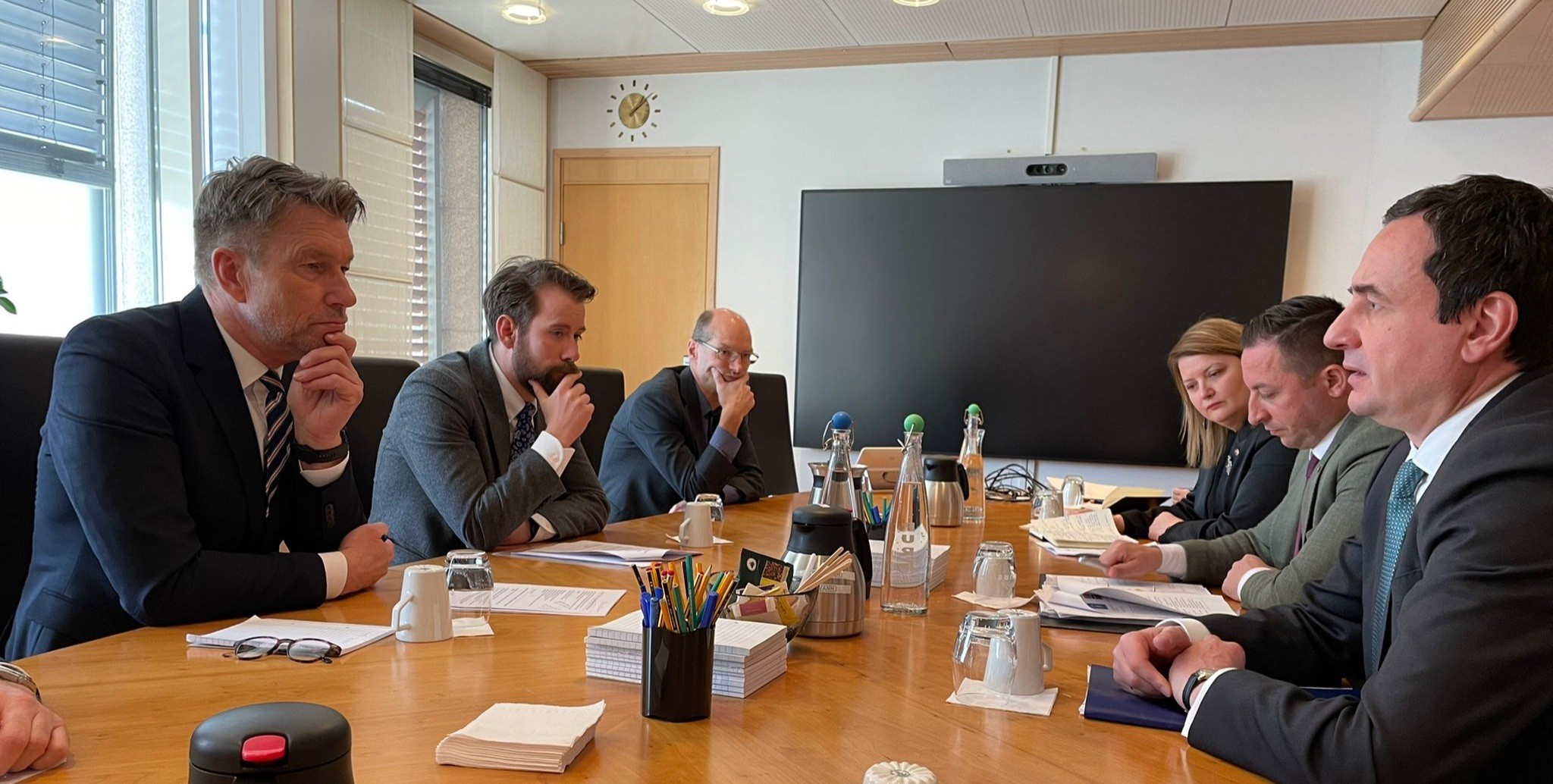 Kryeministri Kurti takoi ministrin norvegjez të Naftës dhe Energjisë, Aasland