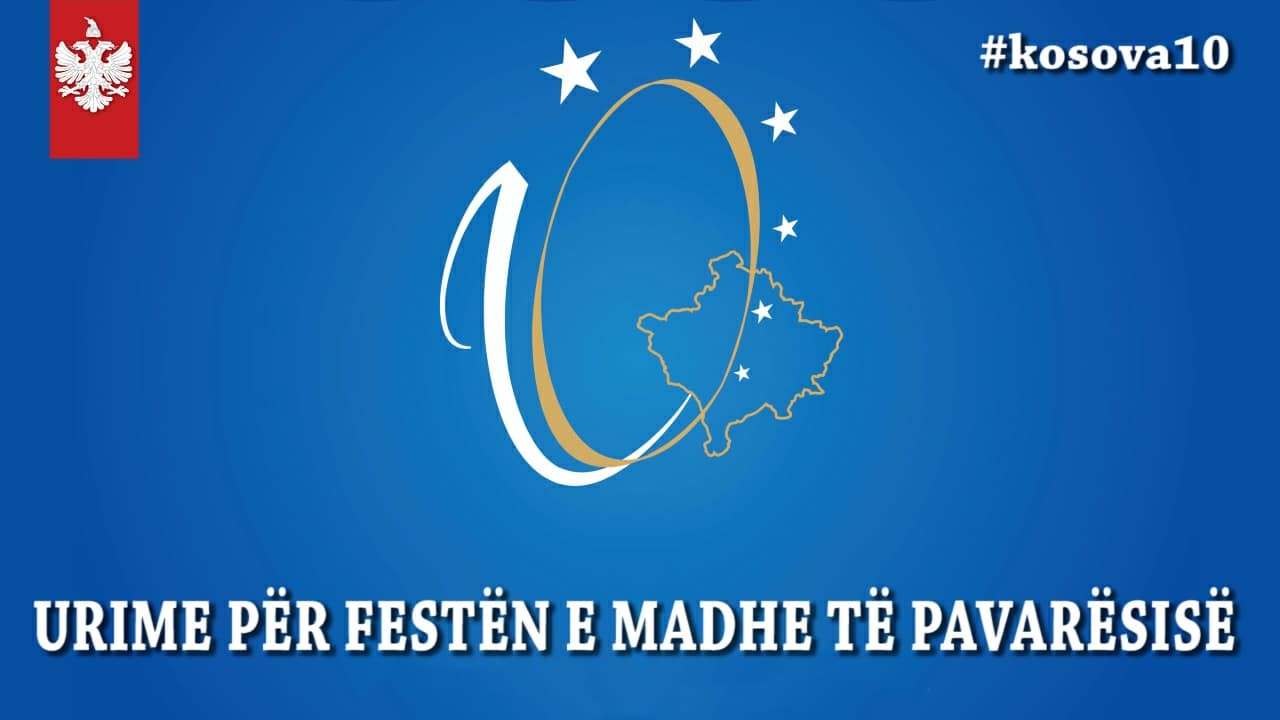Ambasada e Shqipërisë uron Kosovën me rastin e 10 vjetorit te Pavarësisë