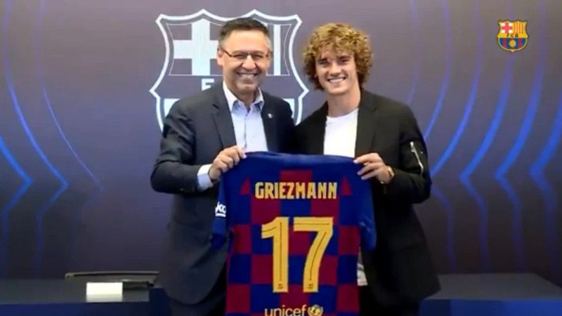 Antoinne Griezmann prezantohet si futbollisti më i ri i Barcelonës