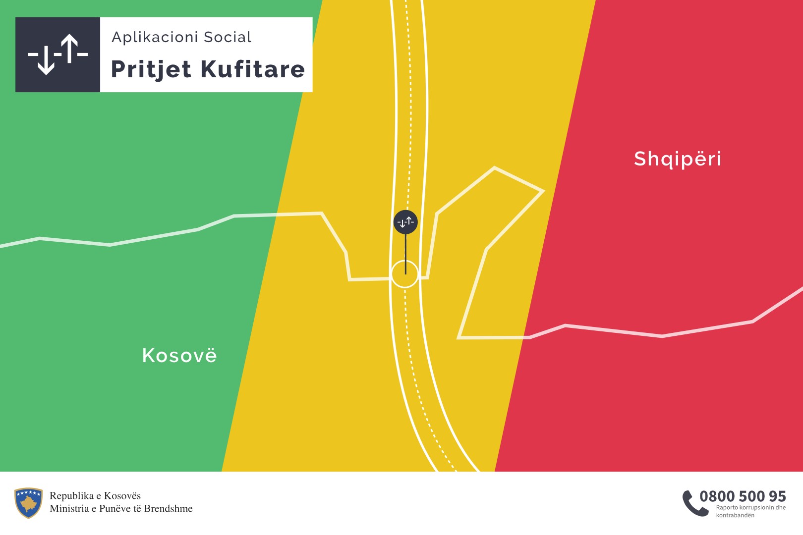 Aplikacioni “Pritjet Kufitare” ndihmon në planifikimin e udhëtimeve ndërkufitare