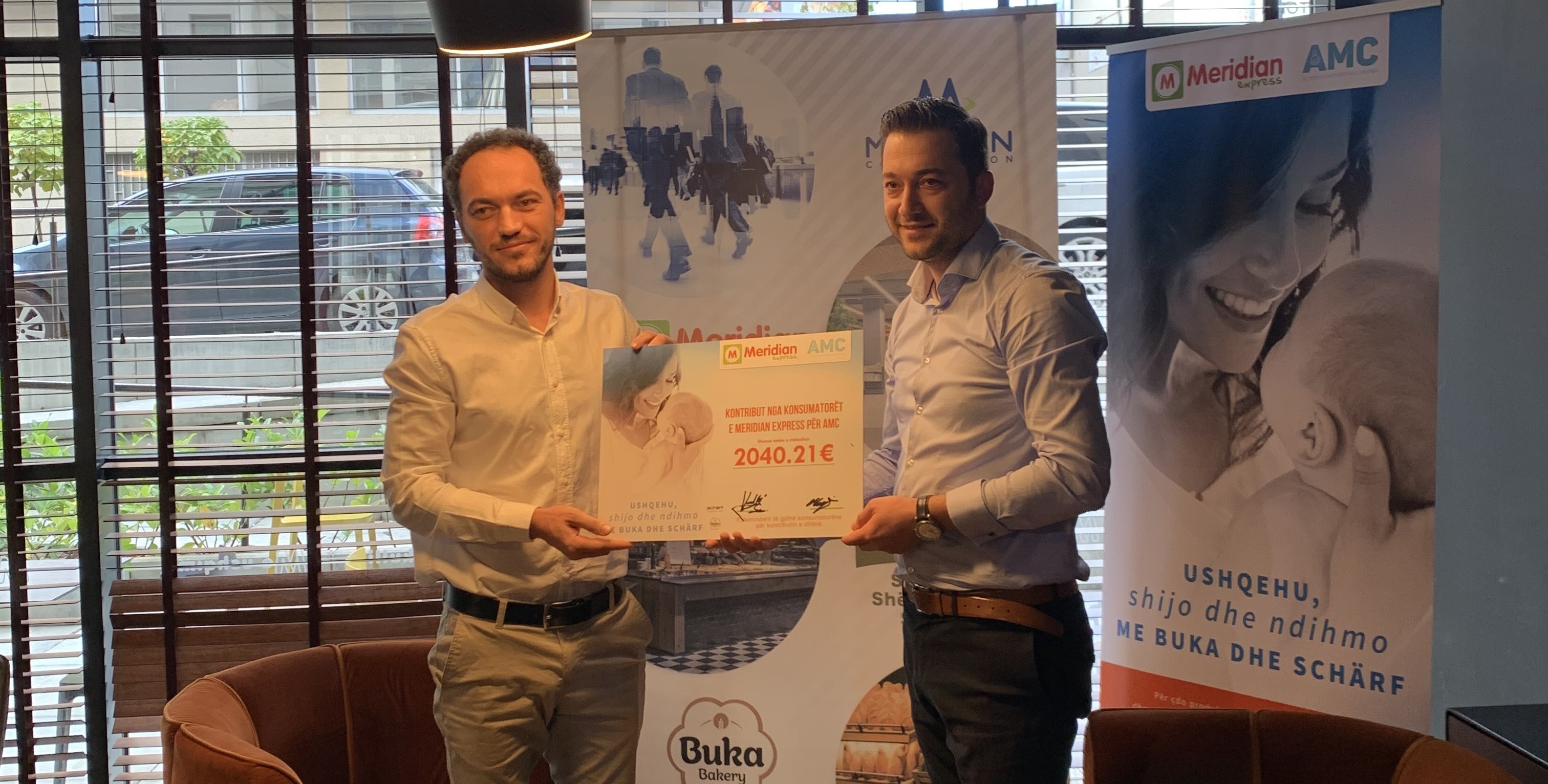 Meridian Express dhuroi 2,040 euro për shëndetin e nënave dhe fëmijëve
