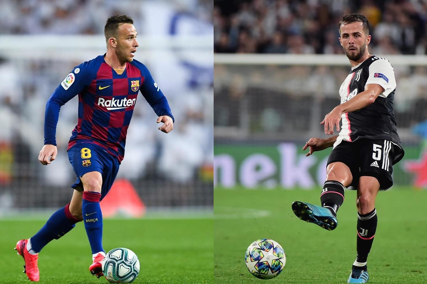 Barcelona dhe Juventusi shkëmbejnë mesfushorët Arthur Melo dhe Miralem Pjaniç