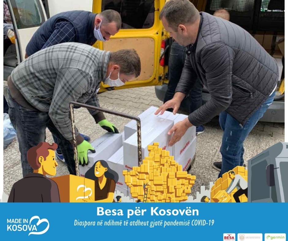 Podujeva ndihmohet me 200 pako nga Besa për Kosovën