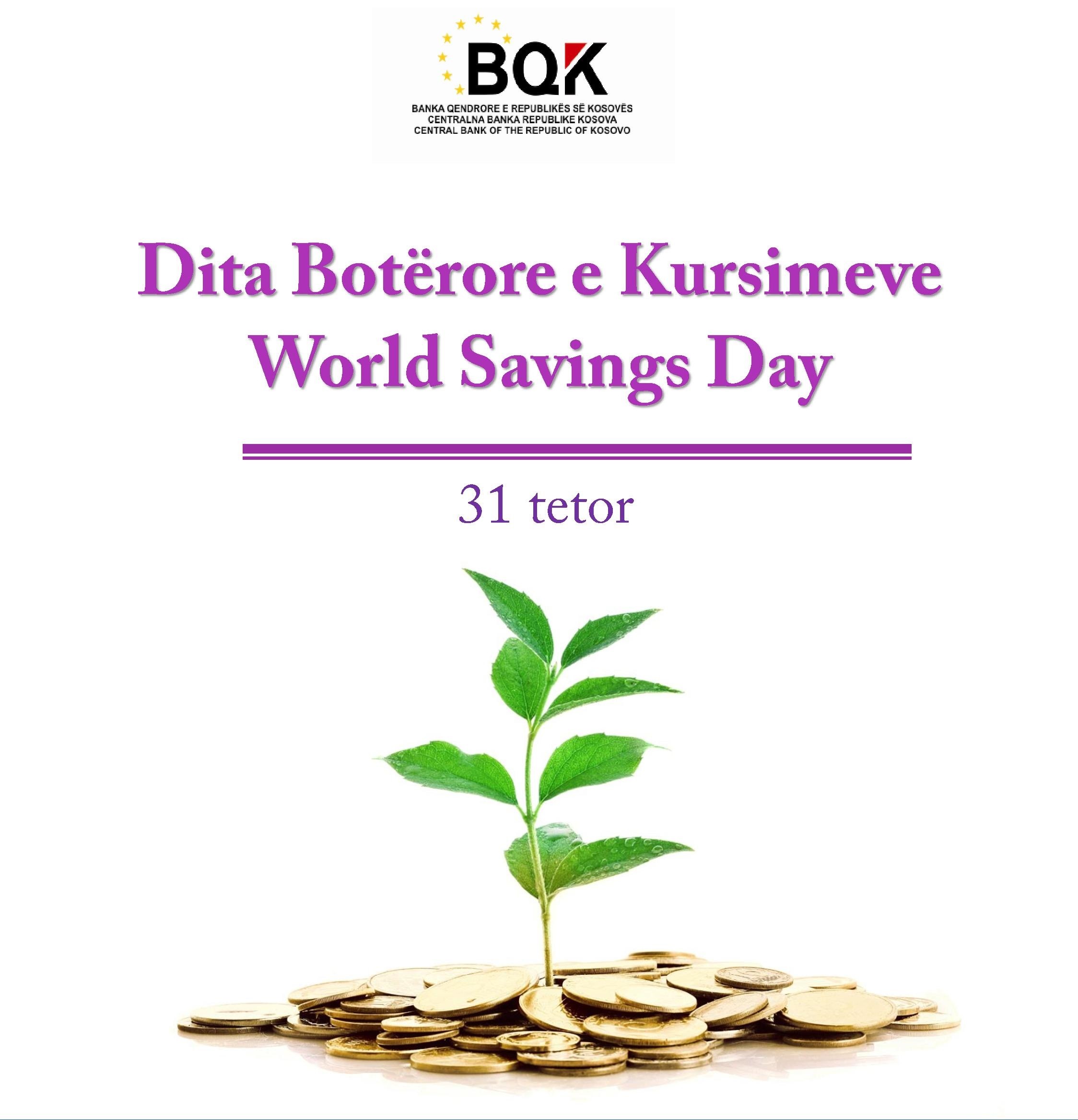 BQK shënon Ditën Botërore të Kursimeve