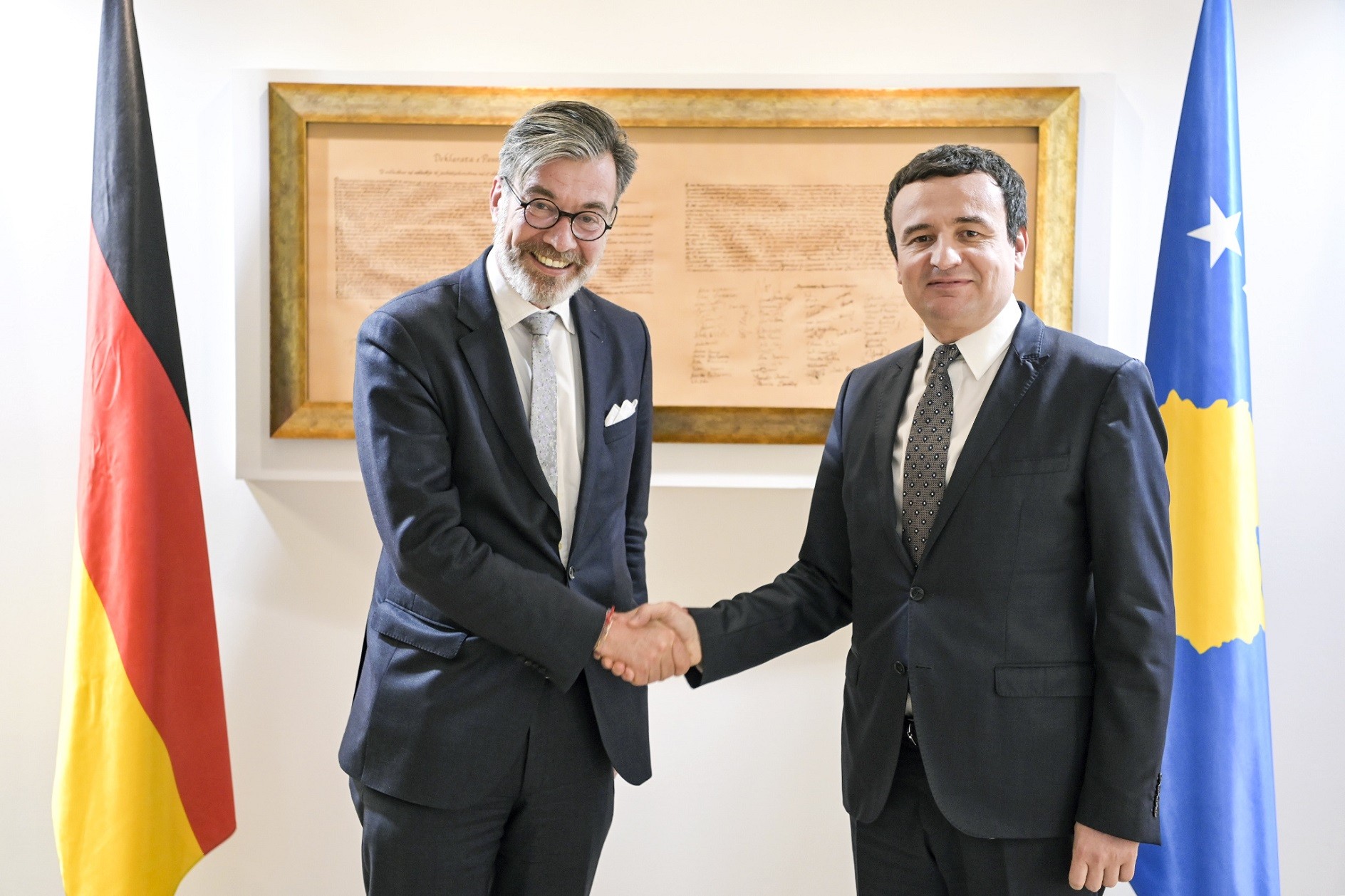 Kryeministri Kurti takon ambasadorin e Gjermanisë, Christian Heldt