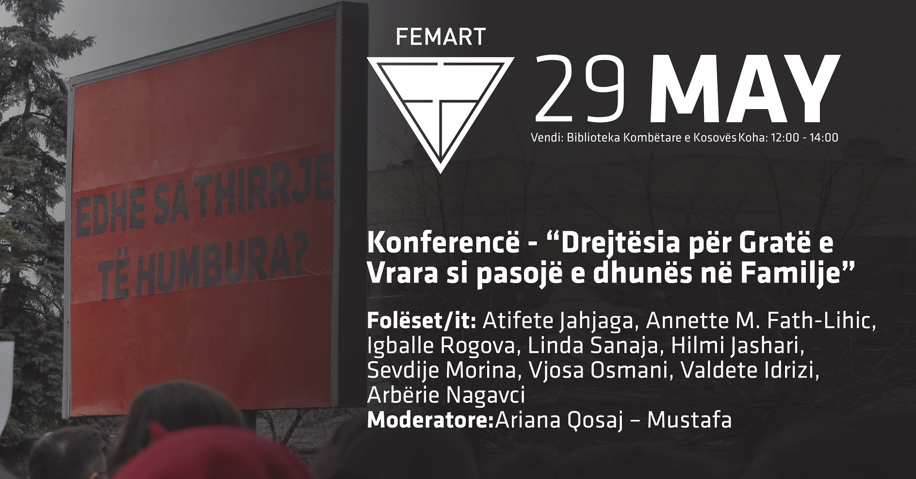 Mbahet konferenca 'Drejtësia për Gratë e Vrara si Pasojë e Dhunës në Familje'