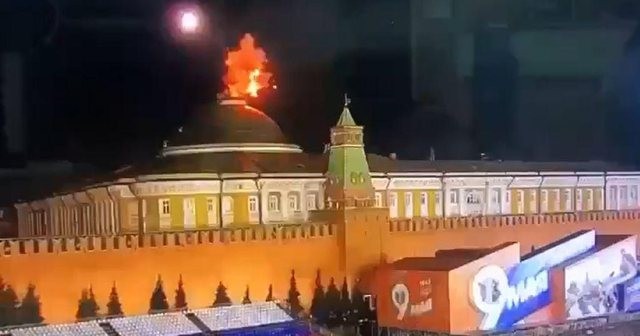 Droni pa pilot shpërthen në Kremlin 