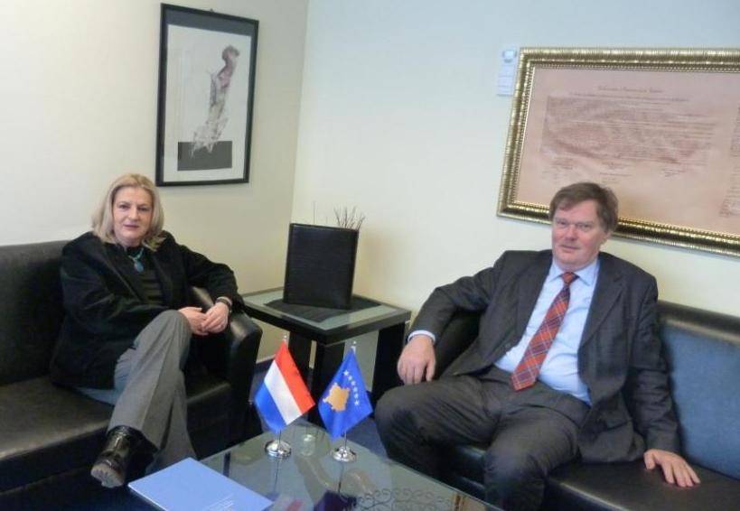 Zëvendëskryeministrja Tahiri priti Ambasadorin e Holandës