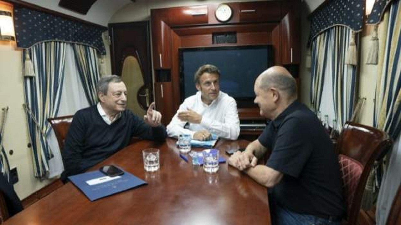 Macron, Scholz dhe Draghi vizitojnë Ukrainën