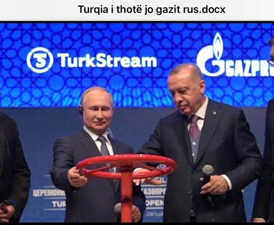 Turqia i thotë jo gazit rus