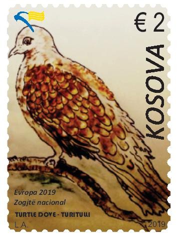 Posta e Kosovës lëshon në qarkullim pullat postare “Evropa 2019 - Zogjtë nacional” 