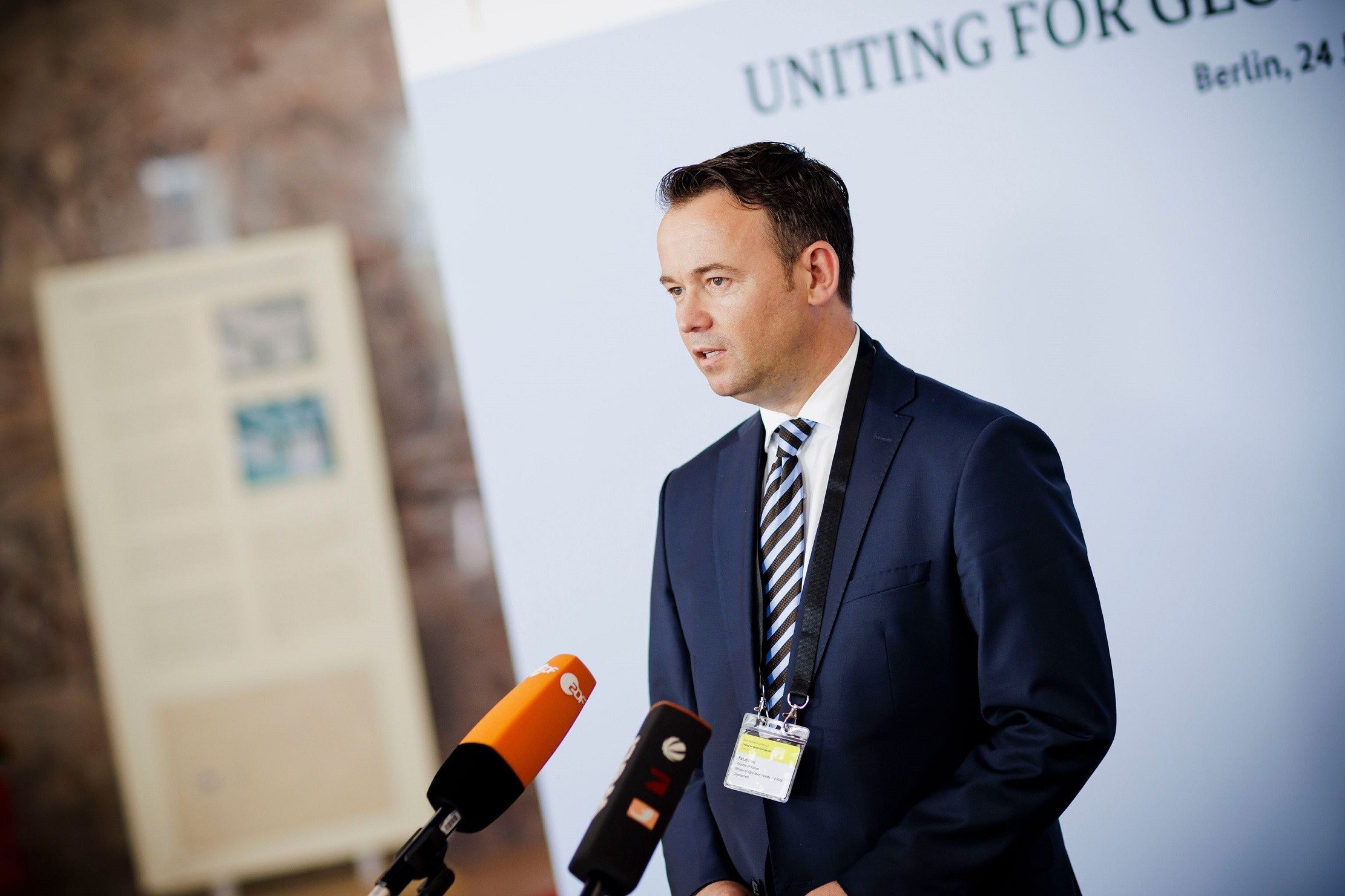Ministri Peci merr pjesë në Forumin Global për Siguri Ushqimore