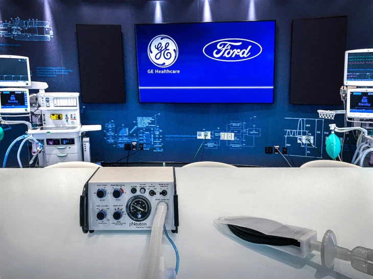 Ford dhe GE do do të prodhojnë 50 mijë respiratorë