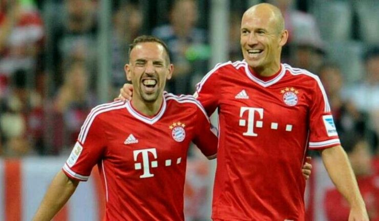 Franck Ribery dhe Arjen Robben pranë rinovimit te Bayern