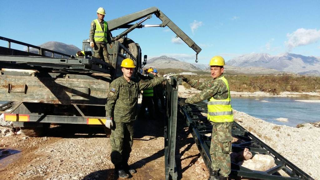 Forca e Sigurisë së Kosovës ndihmon Forcat e Armatosura të Shqipërisë
