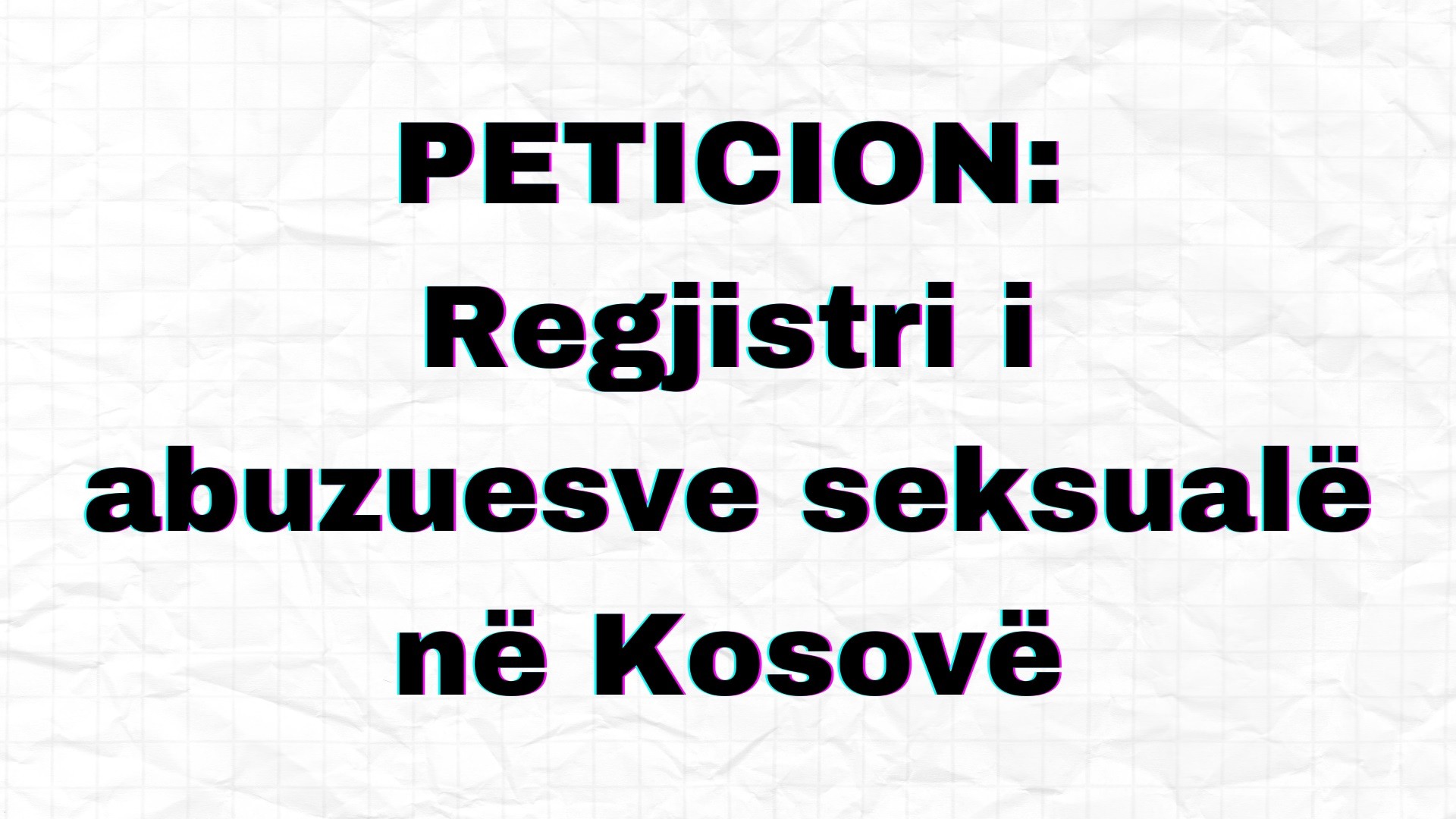 Grazeta ka filluar peticionin për regjistrin publik të abuzuesve seksualë