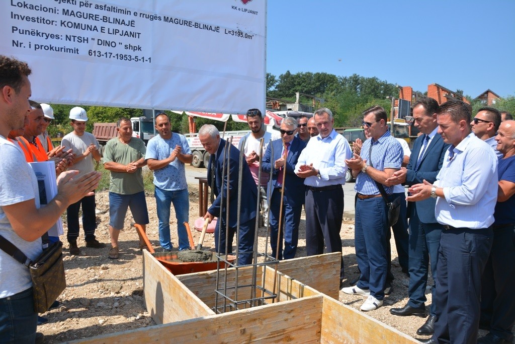 Muharremi dhe Ahmeti inauguruan fillimin e punimeve Magurë - Blinajë