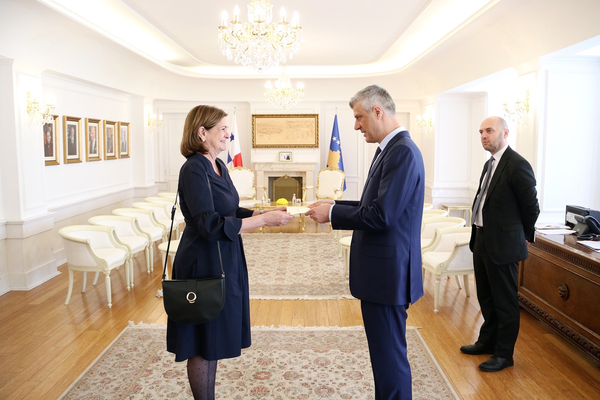 Presidenti Thaçi pranoi letrat kredenciale nga ambasadorja e Panamasë