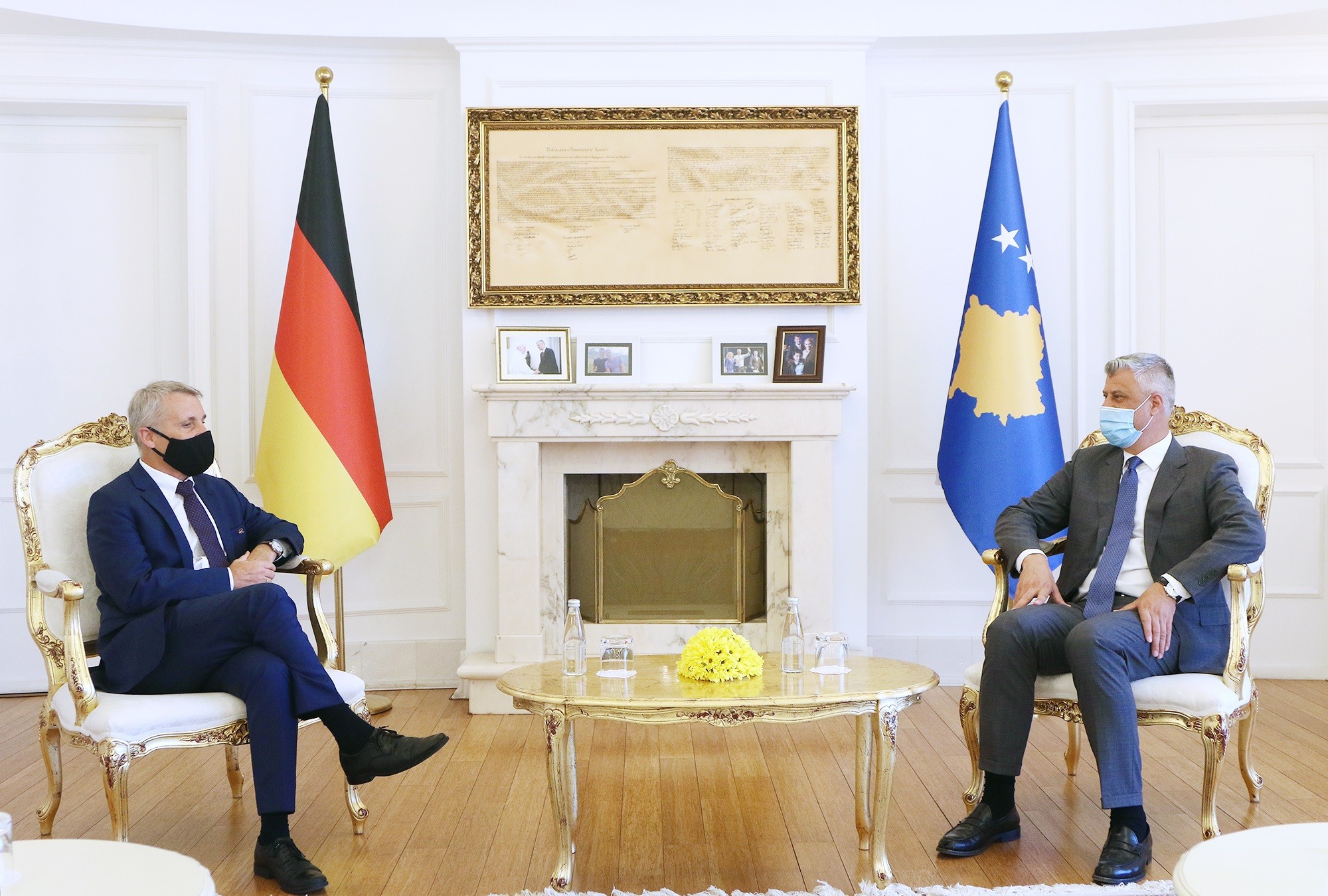 Presidenti Thaçi pranoi letrat kredenciale nga ambasadori i ri i Gjermanisë