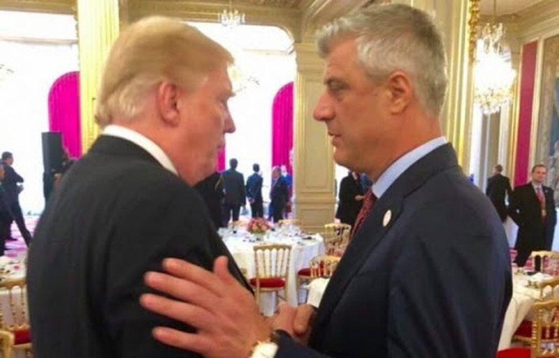 Presidenti Thaçi do të nderojë me medaljen "Urdhri i Lirisë" presidentint Trump