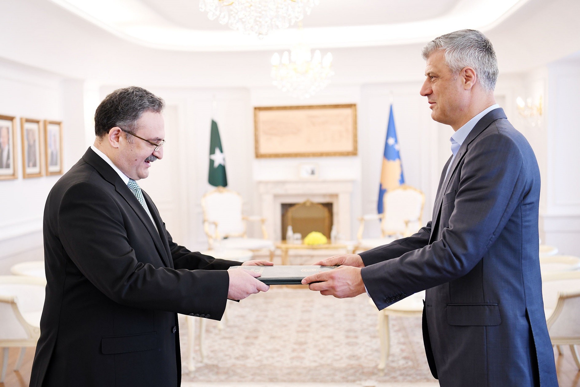 Presidenti Thaçi pranoi letrat kredenciale nga ambasadori i ri pakistanez