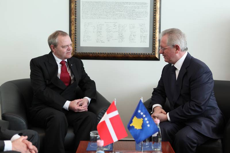 Ambasadori danez dorëzon letrat kredenciale