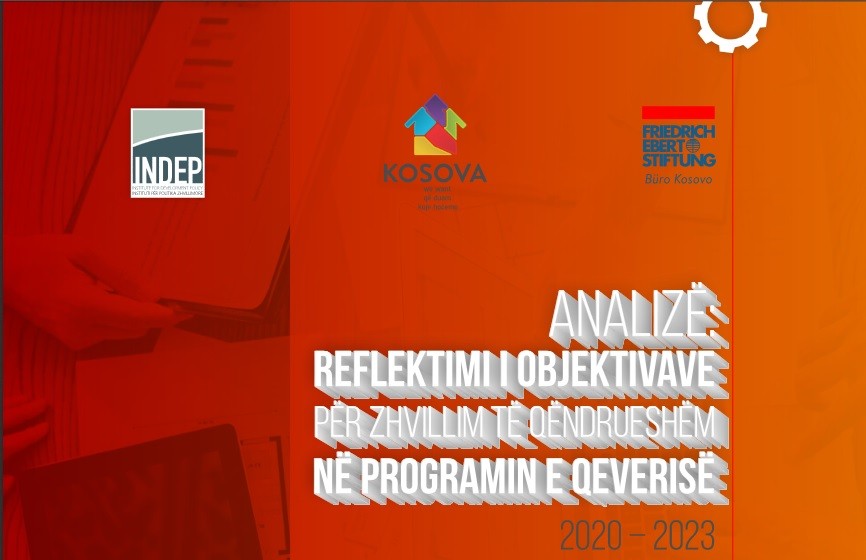 Publikohet analiza 'Reflektimi i Objektivave për Zhvillim në Programin e Qeverisë'