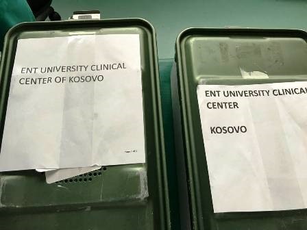 SHBA dhuron donacion instrumente kirurgjike për Klinikën e ORL-së