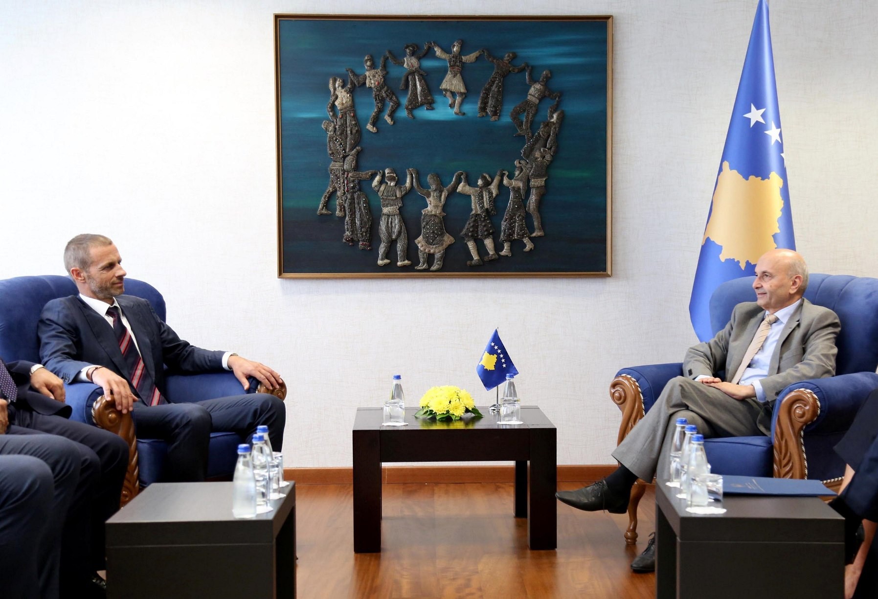 Presidenti i UEFA-së shpreh përkrahjen e UEFA-s për futbollin e Kosovës