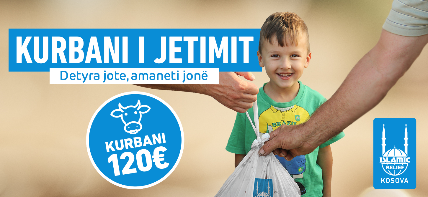 Islamic Relief ju mundëson t’u ndihmoni jetimëve përmes kurbanit tuaj 