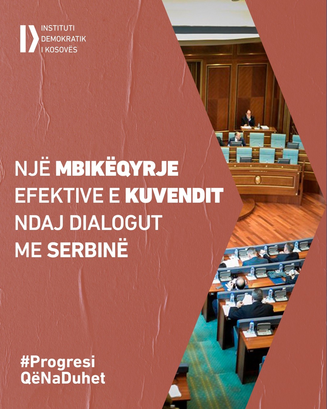 KDI kërkon nga Kuvendi të përfshihet në dialogun Kosovë - Serbi