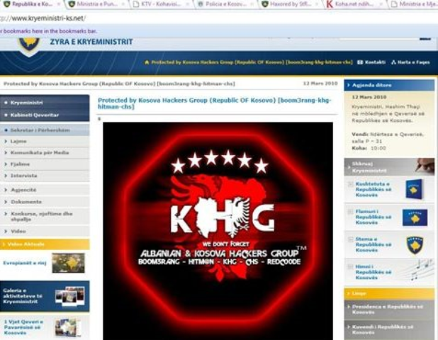 Luftë midis hakerëve shqiptarë dhe serbë