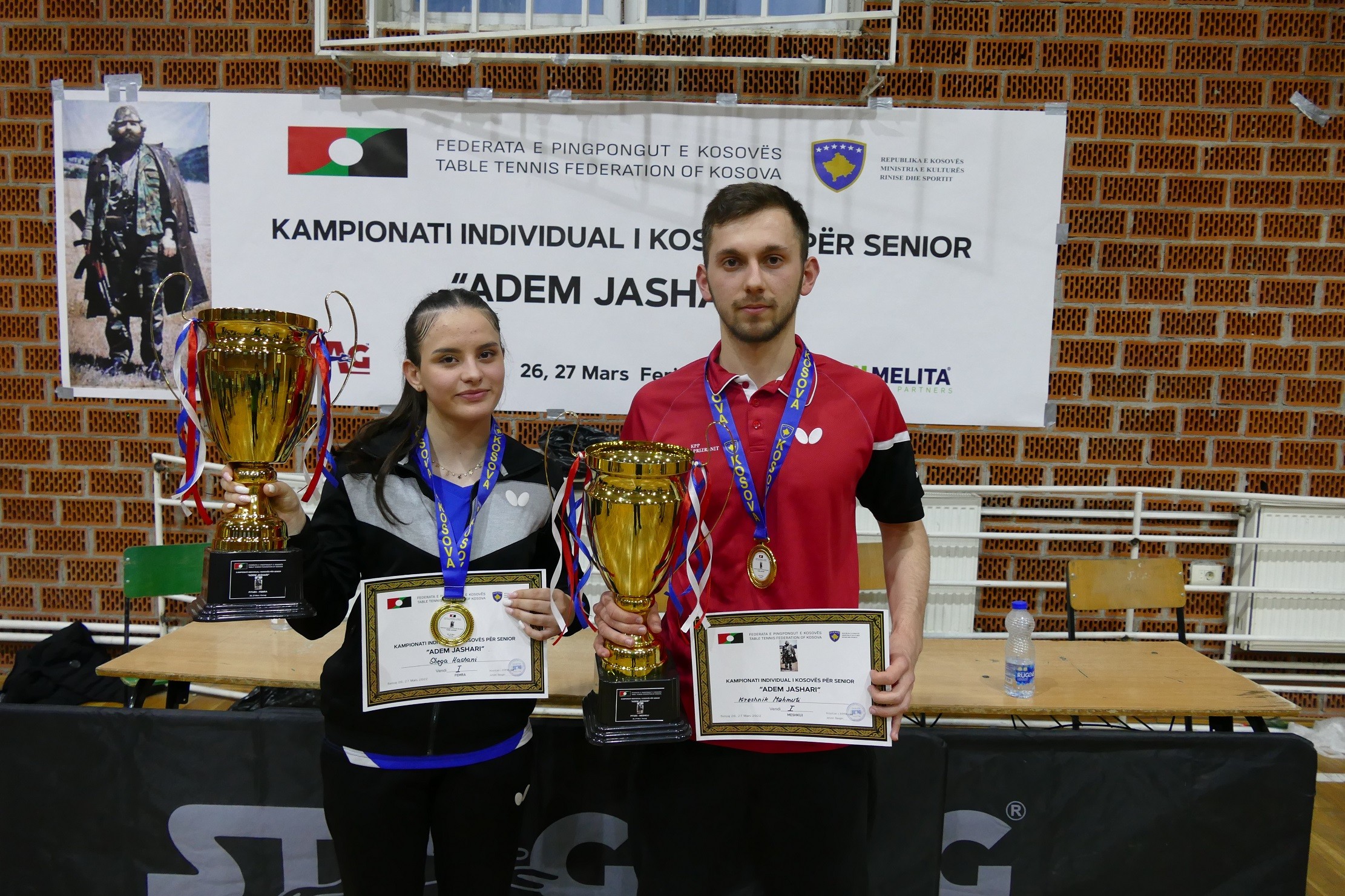 Kreshnik Mahmuti dhe Shega Hashani fitues të Kampionatit Individual