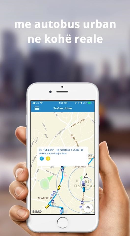 Prishtina me aplikacion në telefon për vendndodhjen e autobusëve