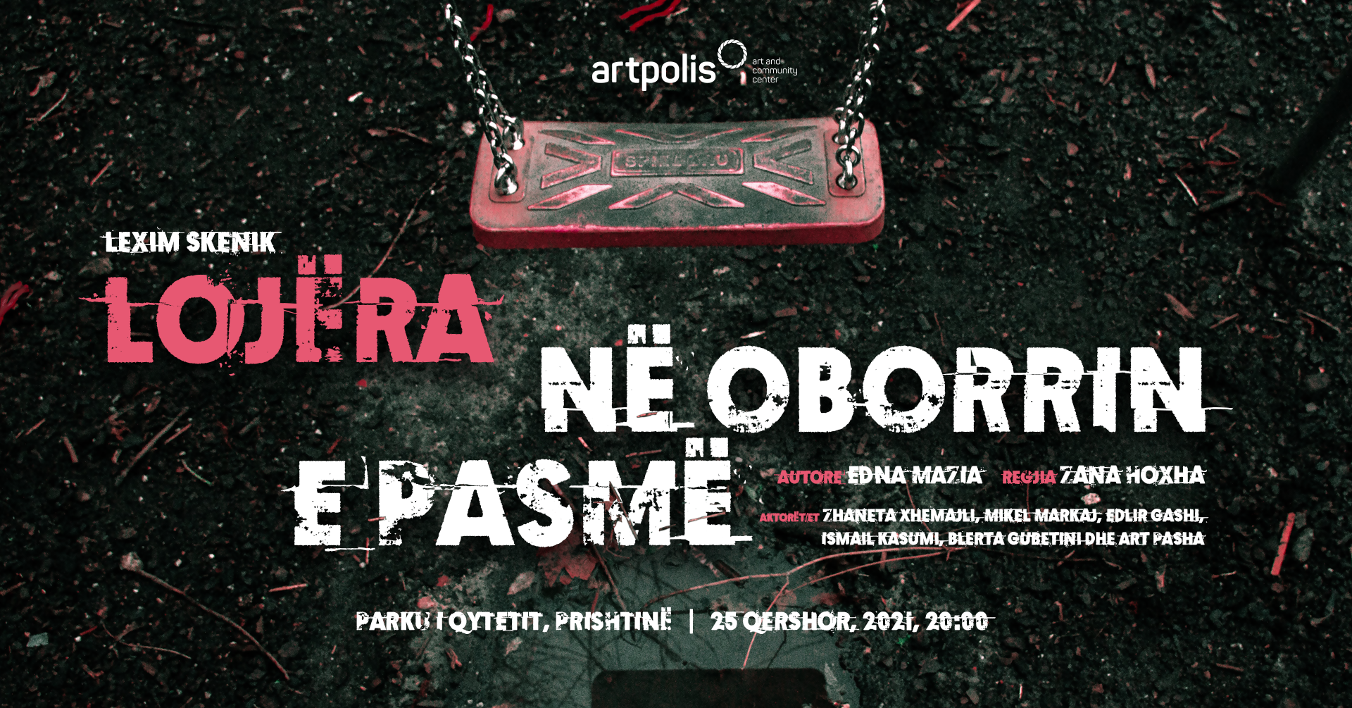 Artpolis prezanton leximin skenik “Lojëra në oborrin e pasmë” 