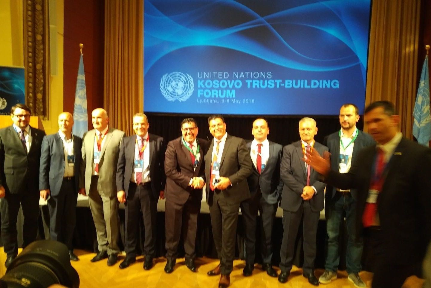 Lutfi Haziri po merr pjesë në Konferencën e OKB-së në Ljubljanë