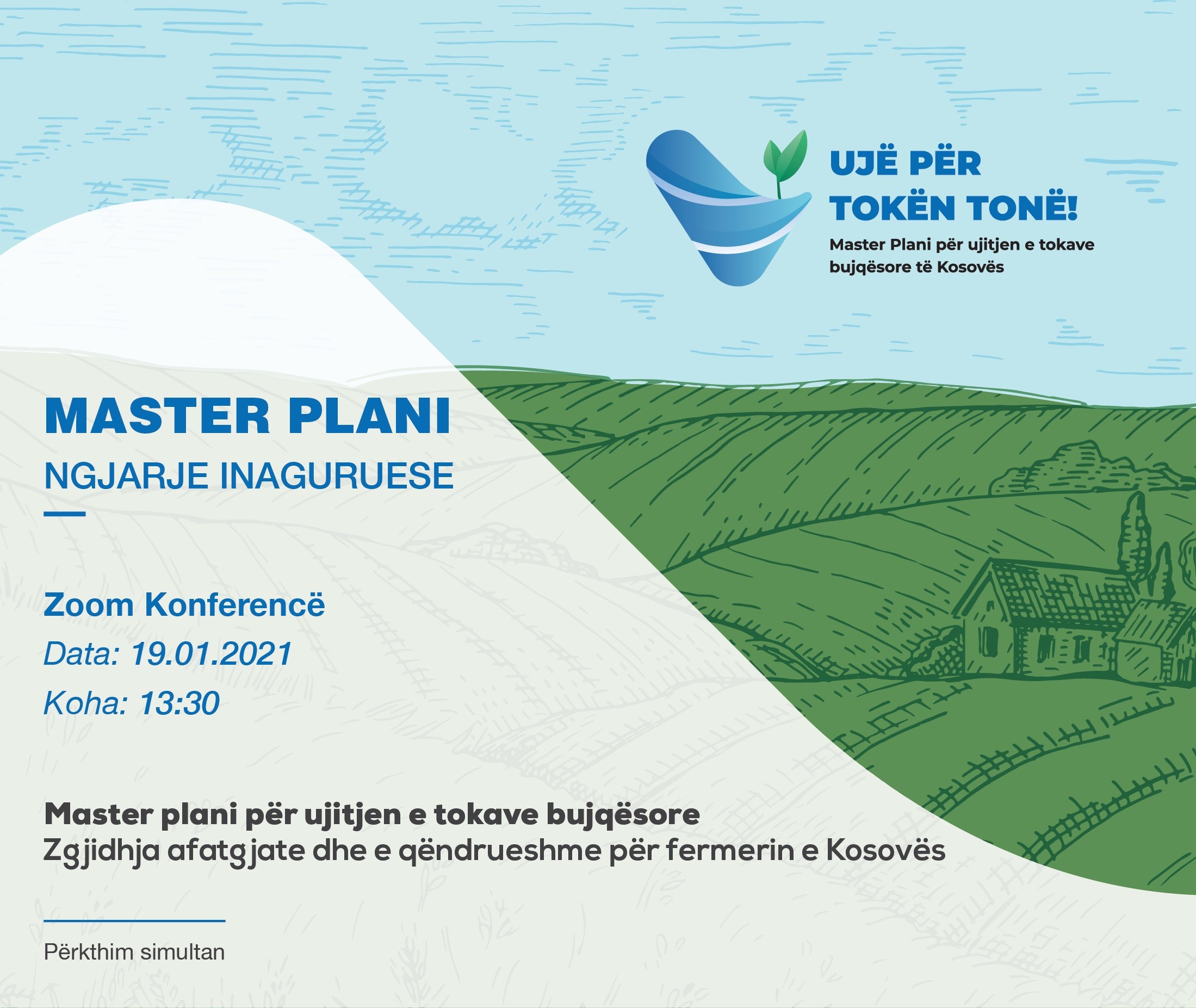 Ministria e Bujqësisë prezanton Master Planin e Ujitjes në Kosovë