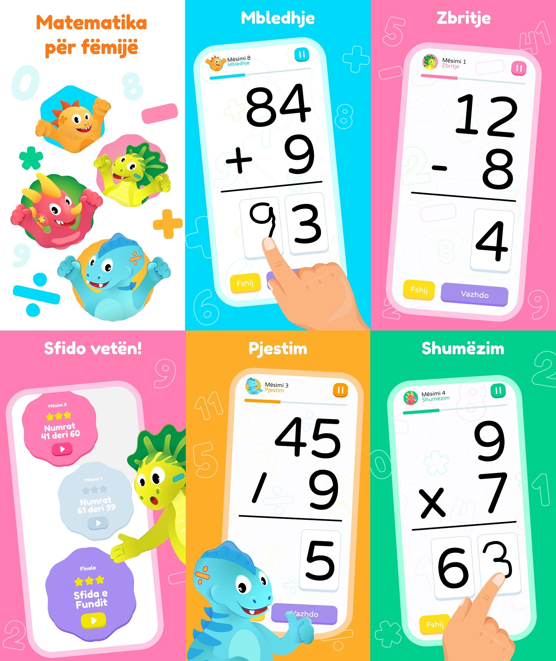 Matematika për fëmijë, tani në AppStore dhe PlayStore