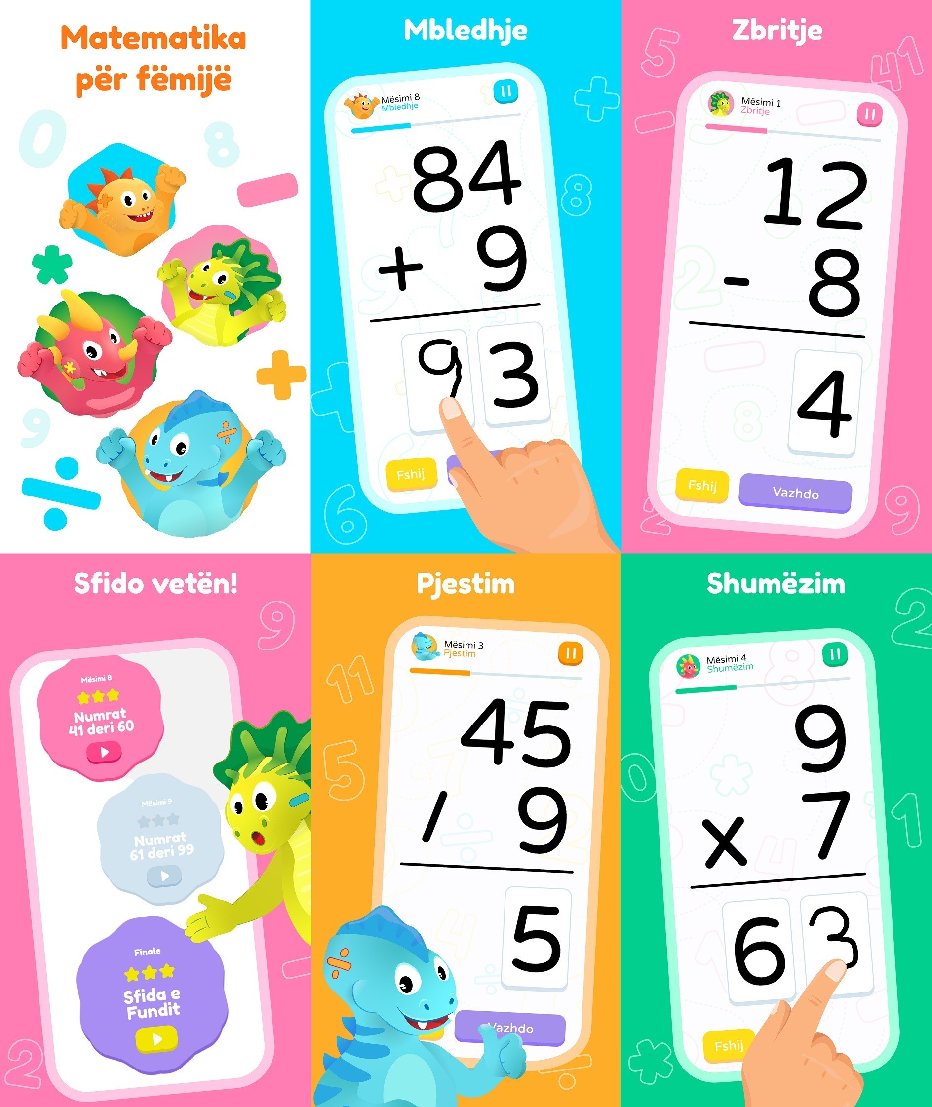 Matematika për fëmijë, tani në AppStore dhe PlayStore