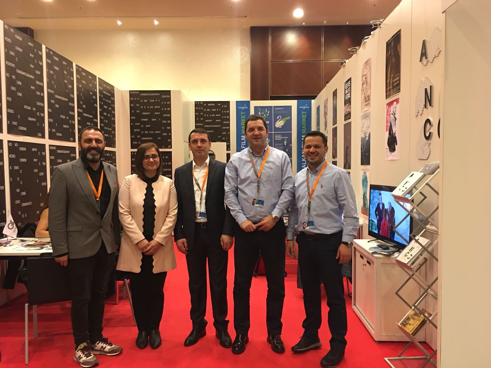 Ministri i Kulturës vizitoi shtandin e QKK-së në Berlinale