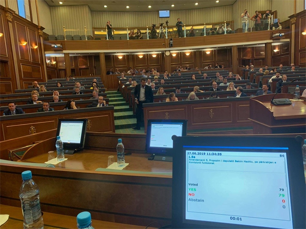 Kuvendi voton Ligjin për Sponsorizim në fushën e Kulturës Rinisë dhe Sportit