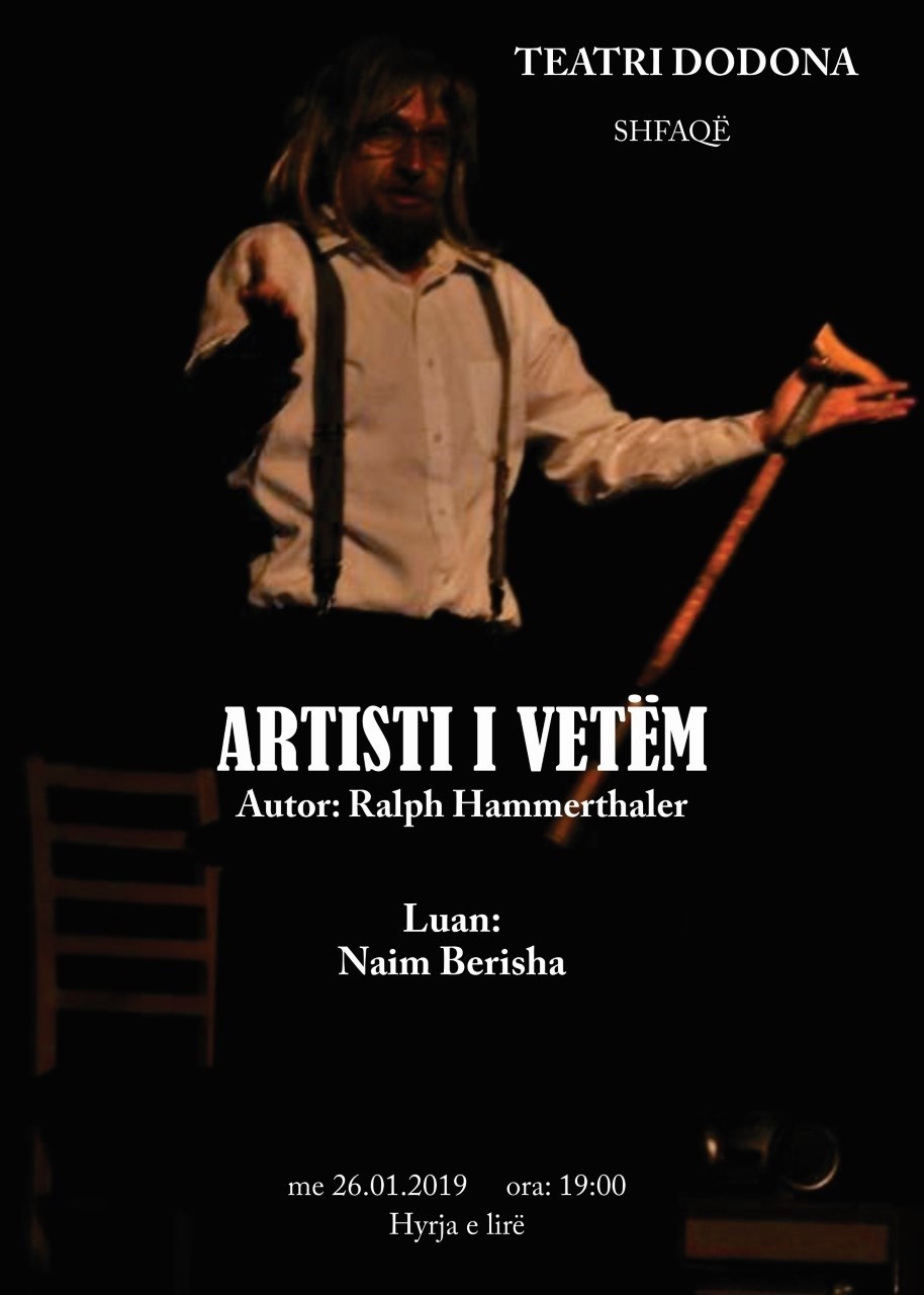 Sot shfaqet monodrama "Artisti i vetëm"