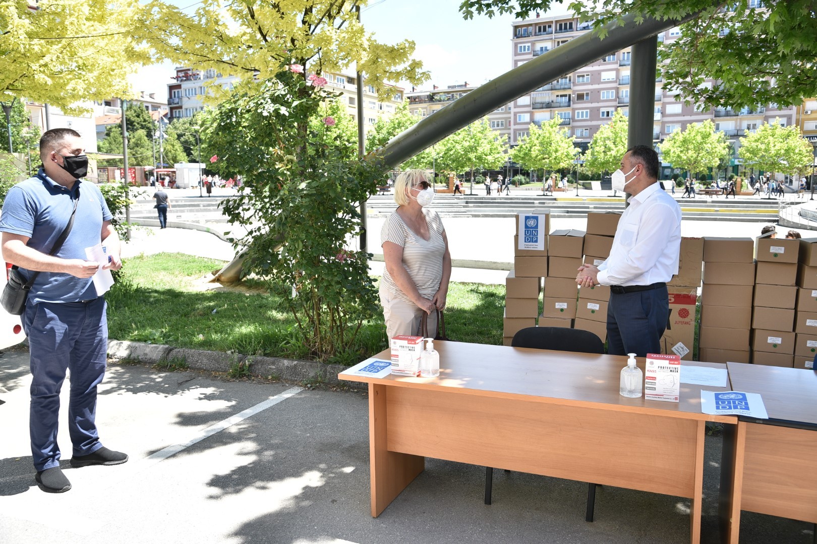 UNDP i dhuroi artikuj mbrojtës MPB-së dhe MPMS-së