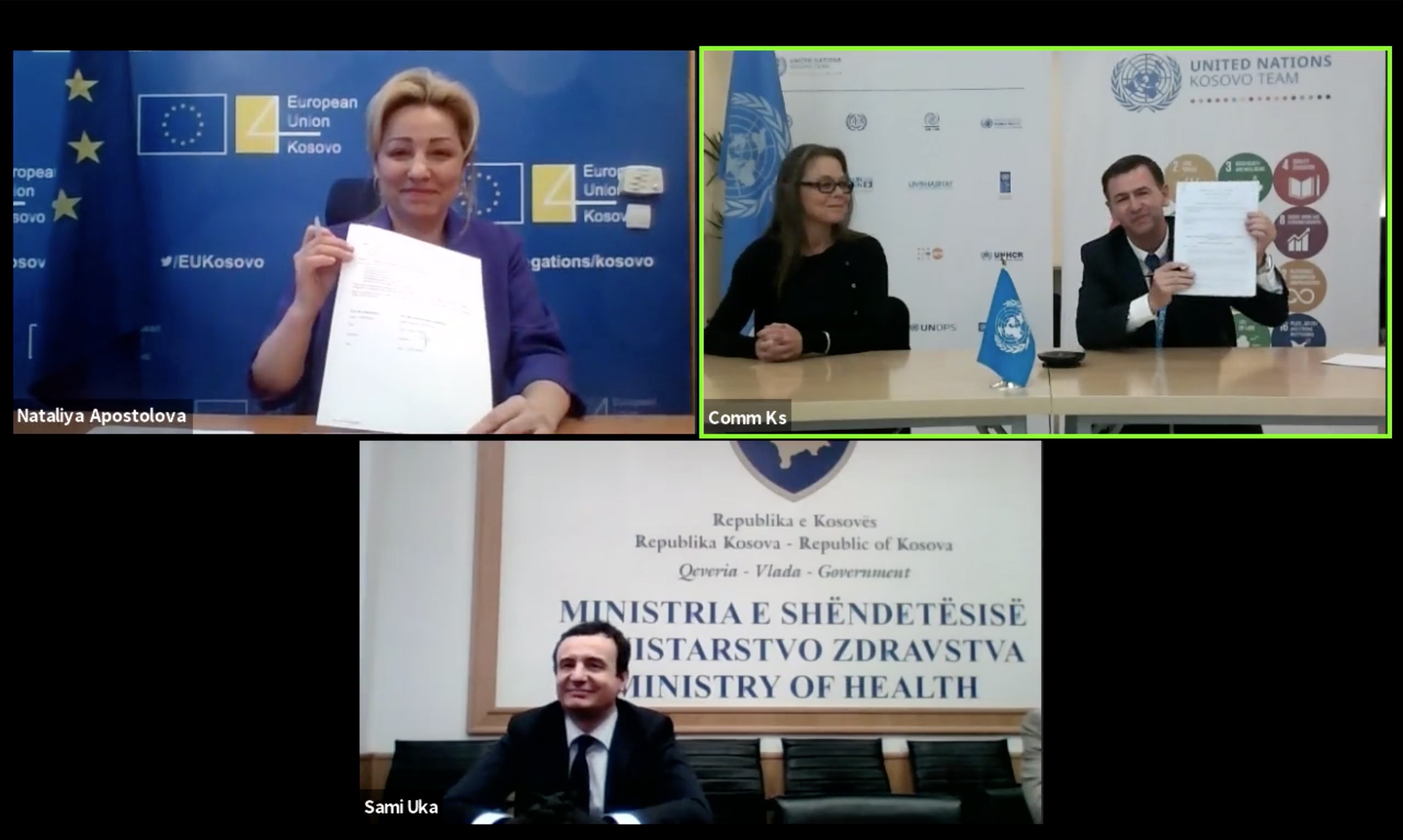 BE nënshkruan kontratën e ndihmës prej 5 milion euro për Kosovën