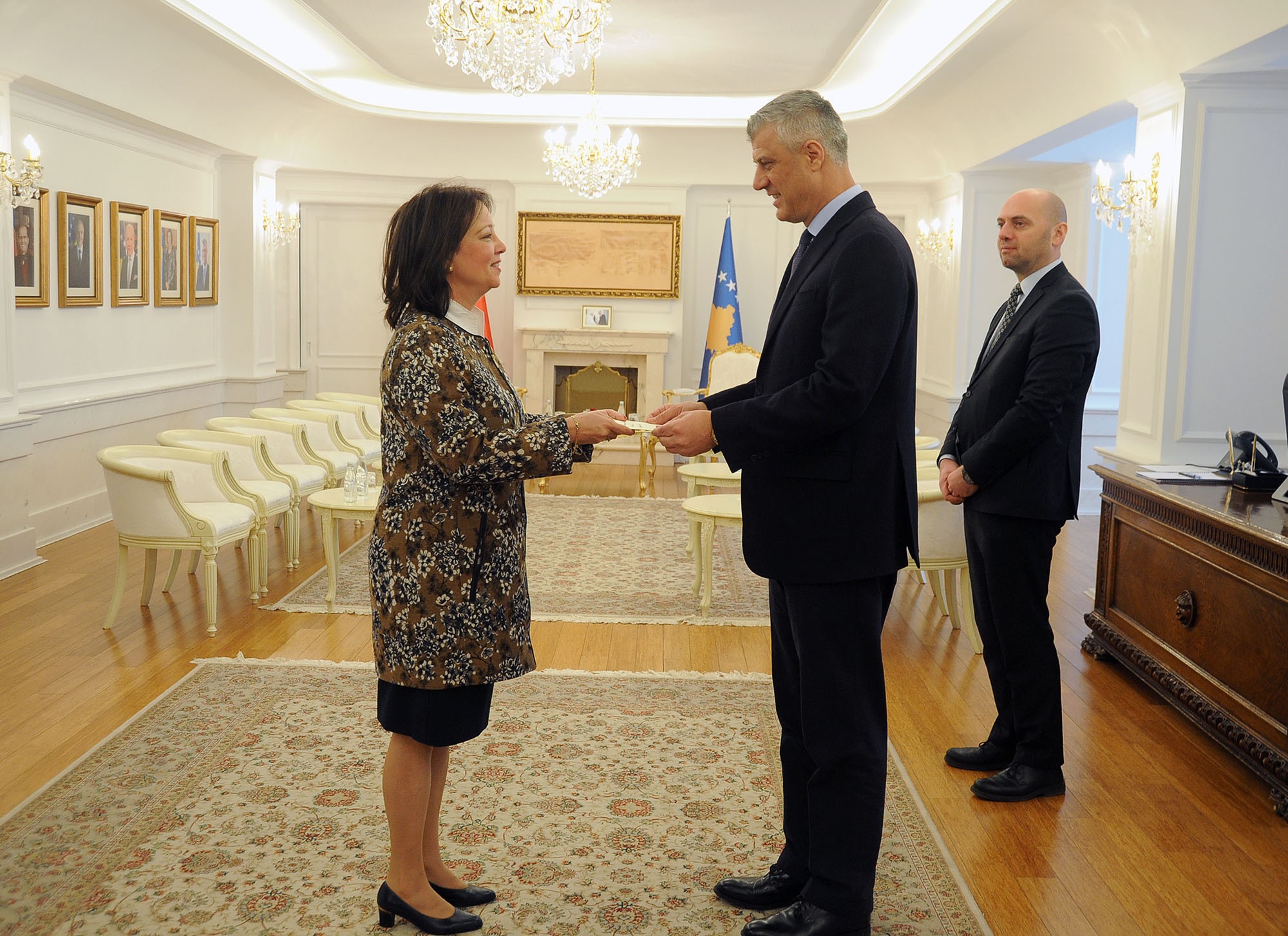 Presidenti Thaçi pranoi letrat kredenciale nga ambasadorja e re e Panamasë