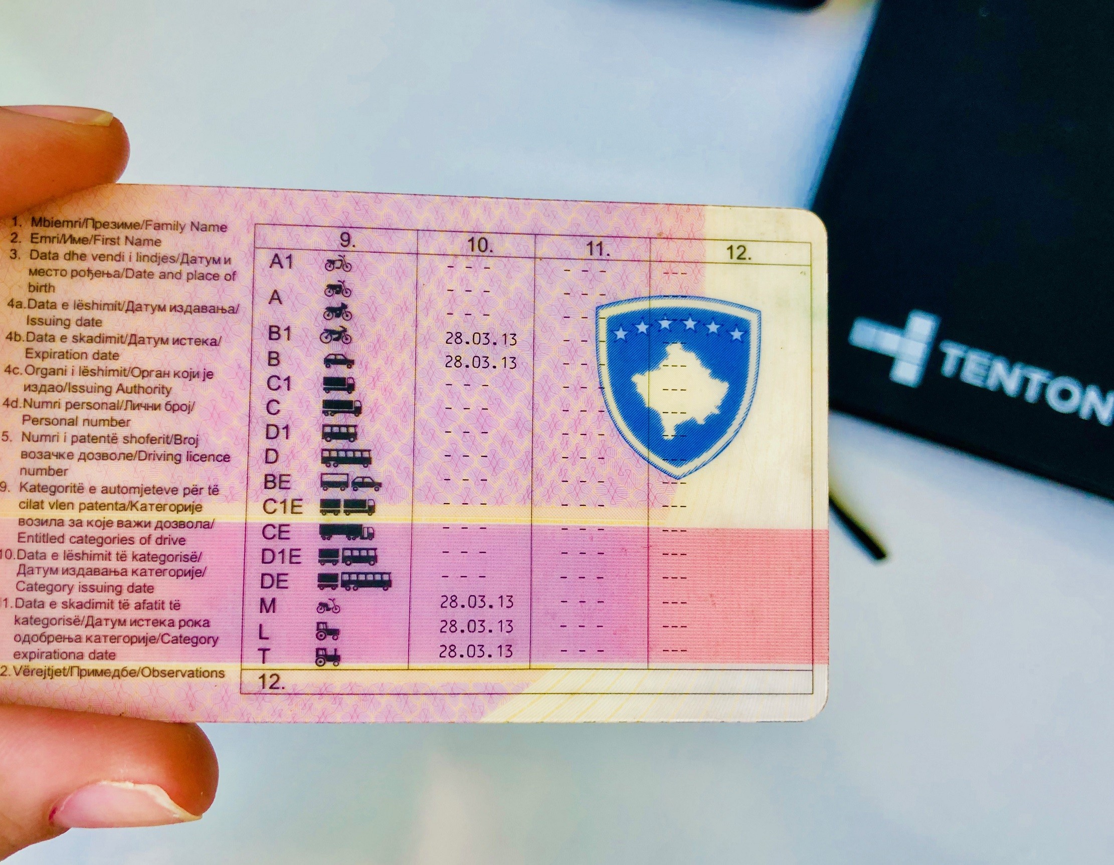 Ende nuk mund të paraqitet vozitja për patentë shofer për kategorinë B