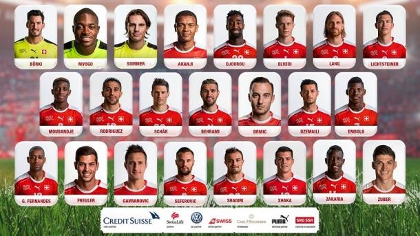 Kombëtarja e Zvicrës me 4 futbollistë shqiptarë në Botëror