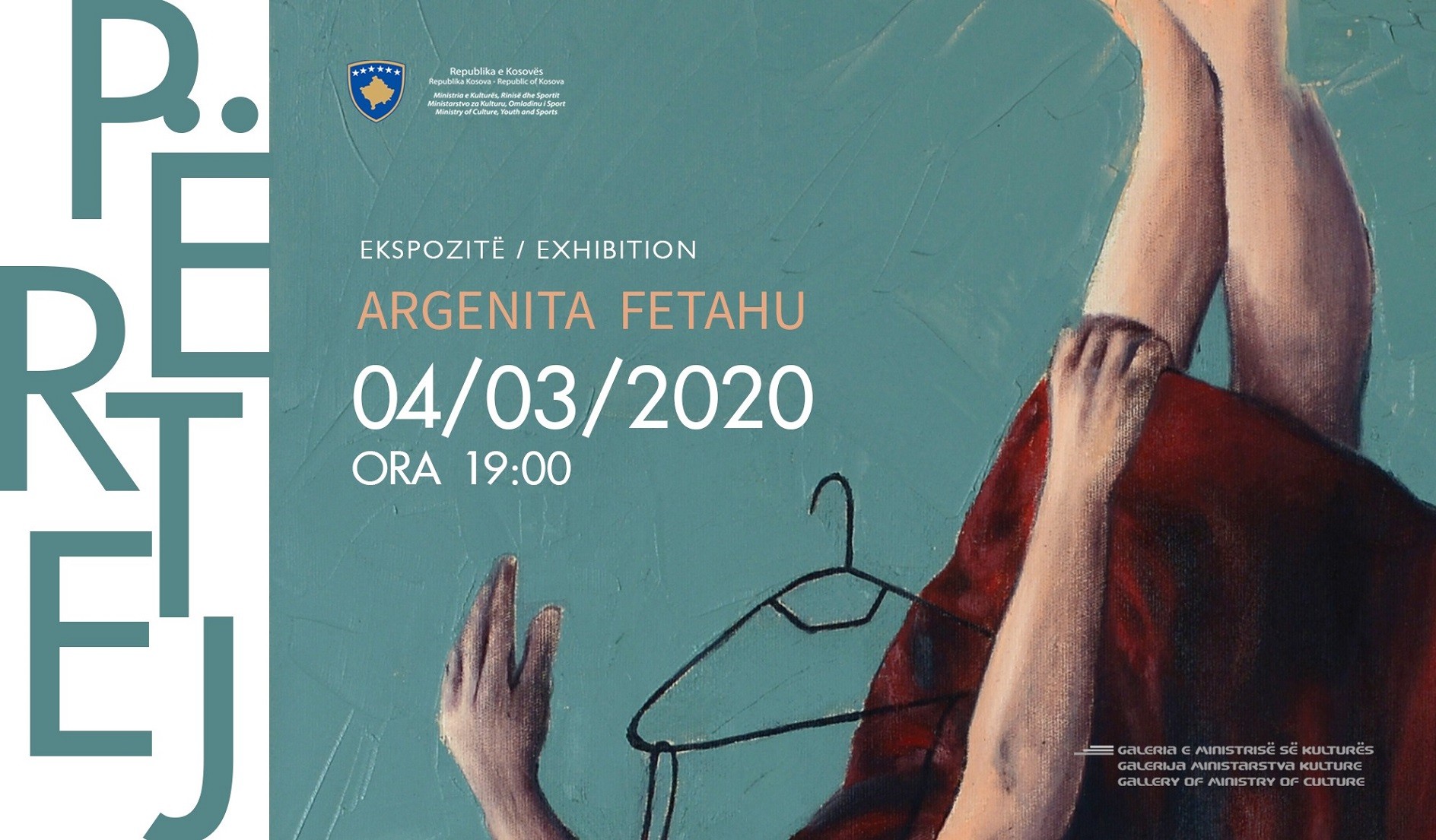 Piktorja Argenita Fetahu vjen me ekspozitë në Galerinë e Ministrisë së Kulturës