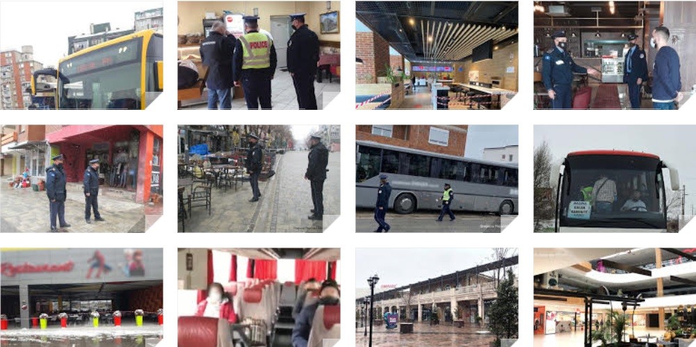 Policia e Kosovës në zbatim të masave anti-COVID